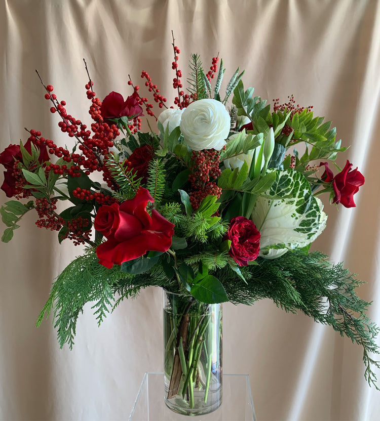 Tall Holiday Centerpiece